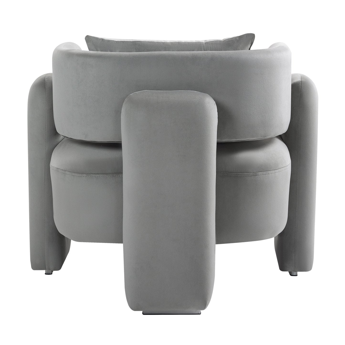 Modern design velvet lounge chair,single sofa with pillows for living room,bedroom(GREY) - LaTezza Online Shop