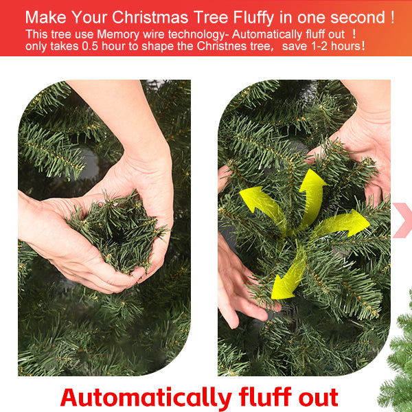 5FT PVC Green Memory Wire Christmas tree - LaTezza Online Shop