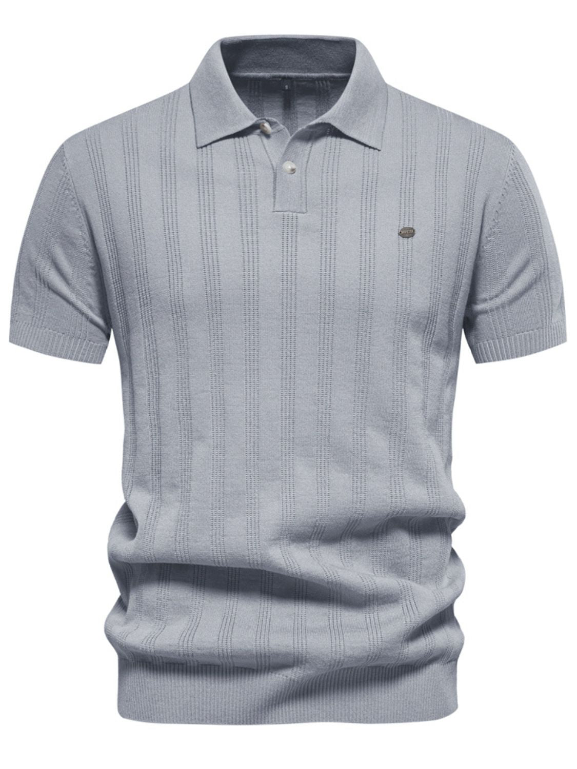 Men's Collared Neck Short Sleeve Knit Polo - LaTezza Online Shop