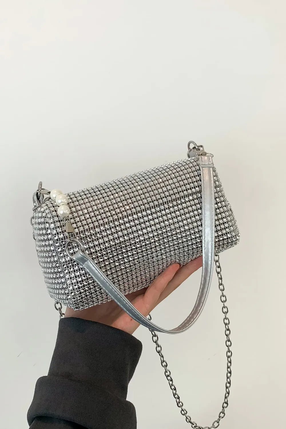 Openwork Crossbody Bag with Removable Strap - LaTezza Online Shop