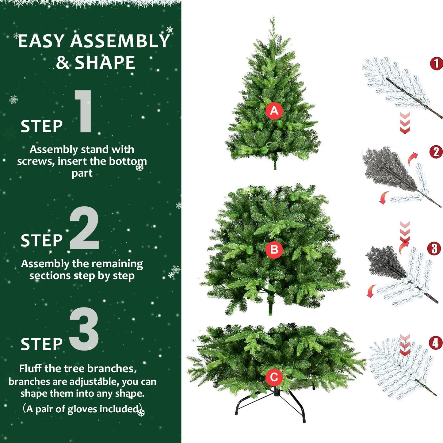 5FT PE&PVC Prelit Christmas Tree - LaTezza Online Shop