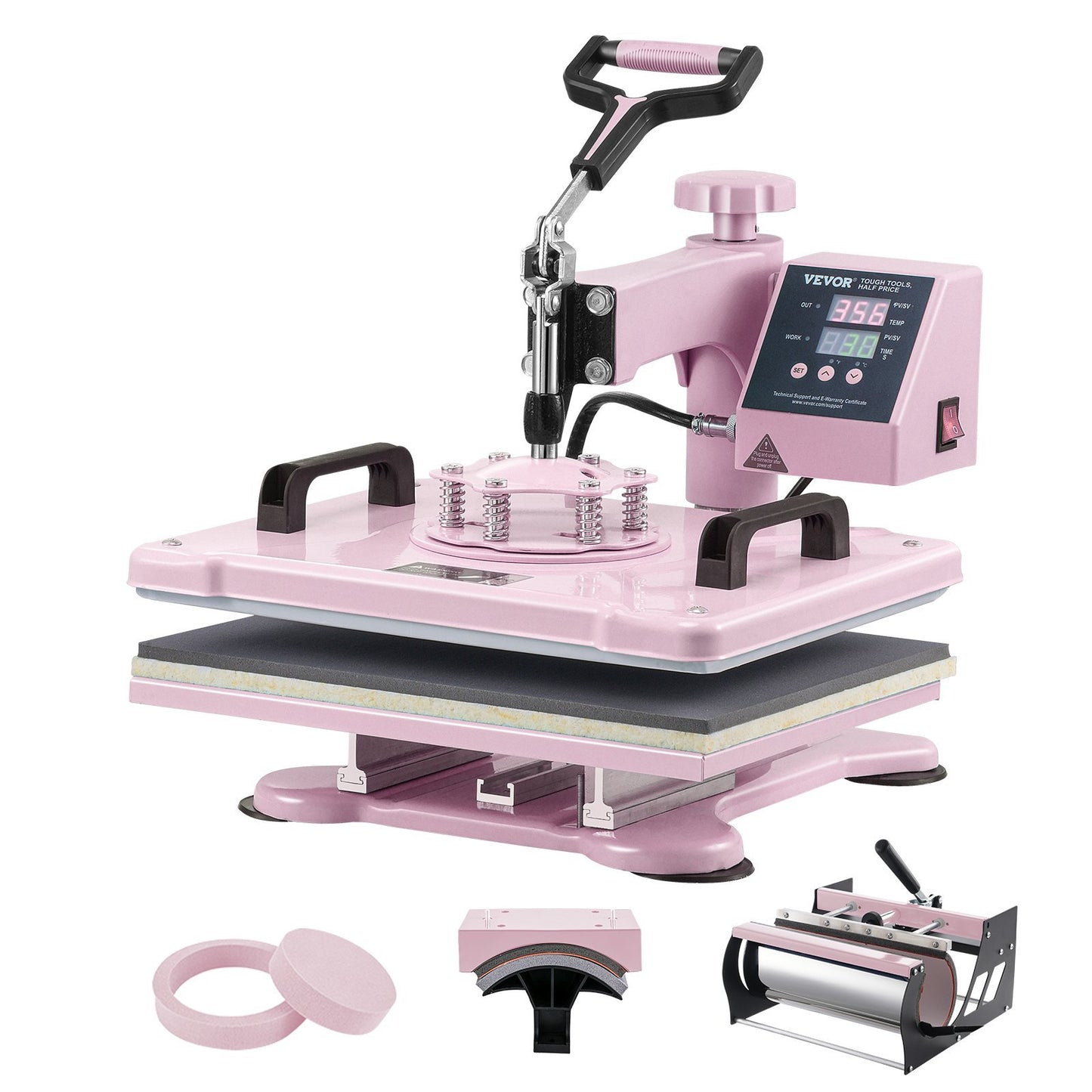 VEVOR Heat Press Machine 12x15 In 5 In 1 With 30oz Tumbler Press T-Shirts - LaTezza Online Shop