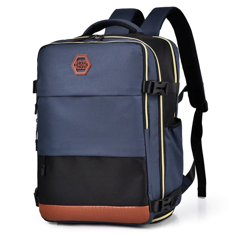Backpack Color Block Multi-Pockets Luggage Bag - LaTezza Online Shop