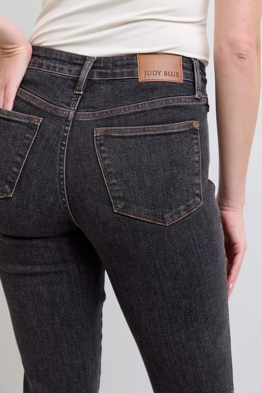 Judy Blue Full Size Mid Rise Tummy Control Slim Jeans Plus Size - LaTezza Online Shop