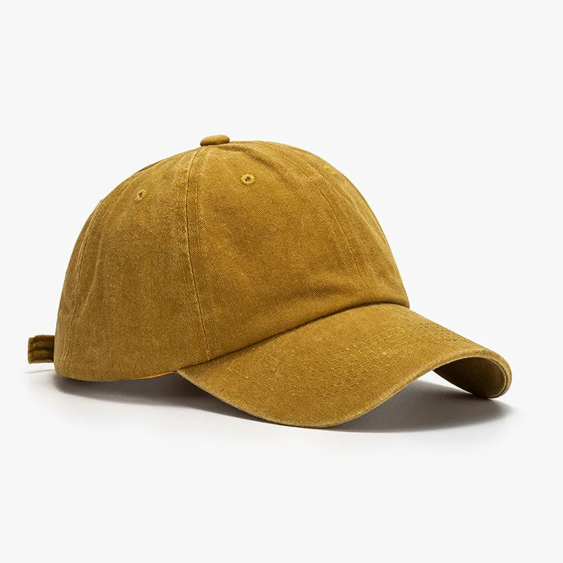 Washed Curved-Brim Baseball Cap - LaTezza Online Shop