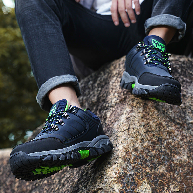 Hiking Shoes Outdoor men's off-road jungle hiking shoes, mesh breathable single shoes, casual low cut lace up hiking shoes - LaTezza Online Shop