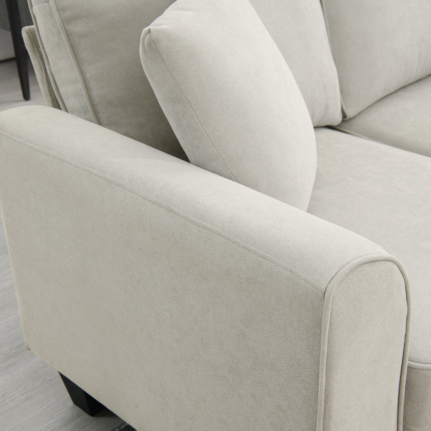 Modern U Shape Sectional Sofa Set 7 Seat Fabric - LaTezza Online Shop