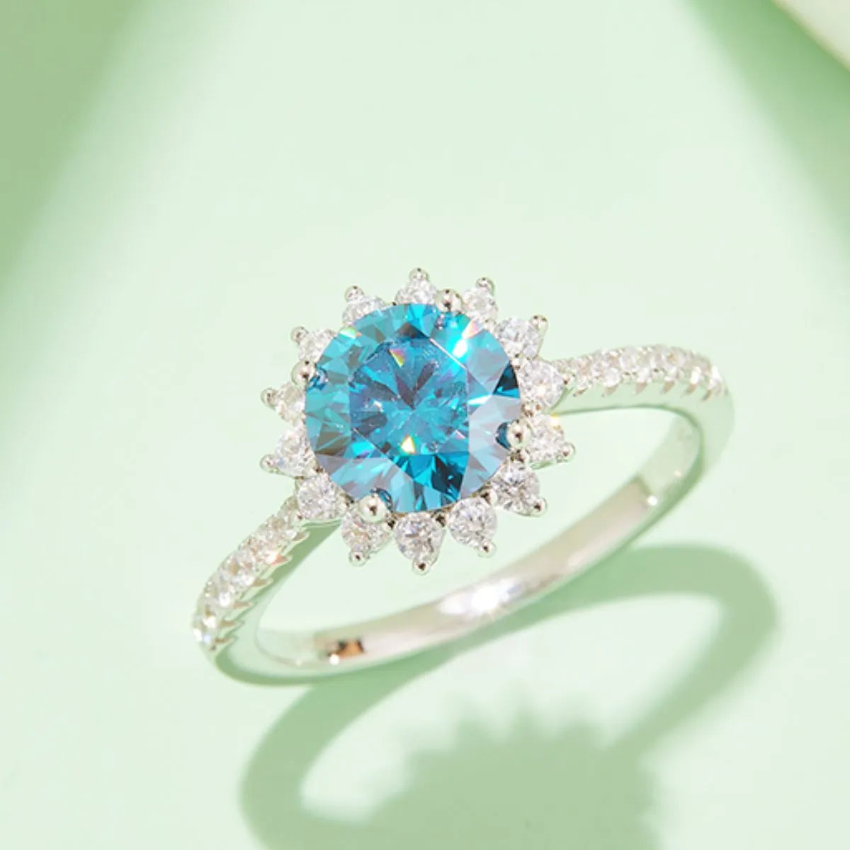2 Carat Moissanite 925 Sterling Silver Ring - LaTezza Online Shop