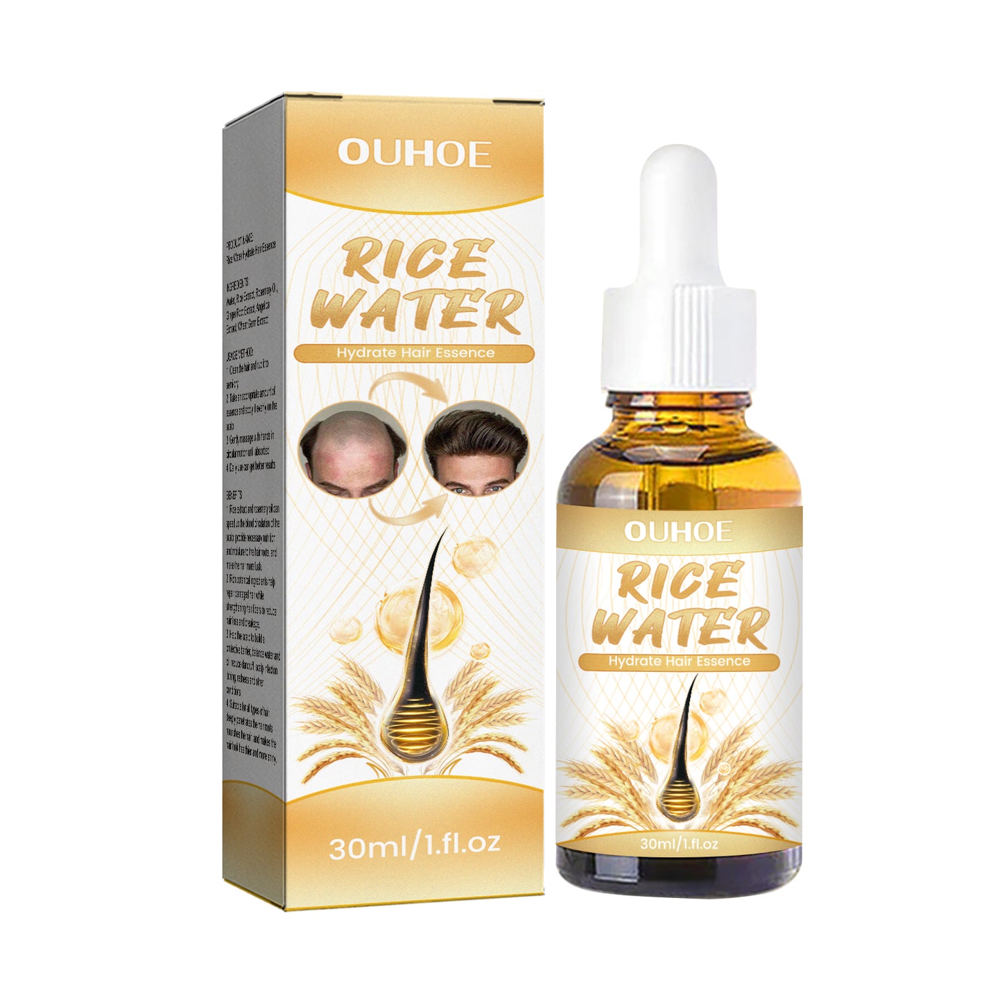 Hair Conditioning Essence, Repair Dull Smooth Hair And Scalp Massage Treatment Hair Conditioning Essence - LaTezza Online Shop