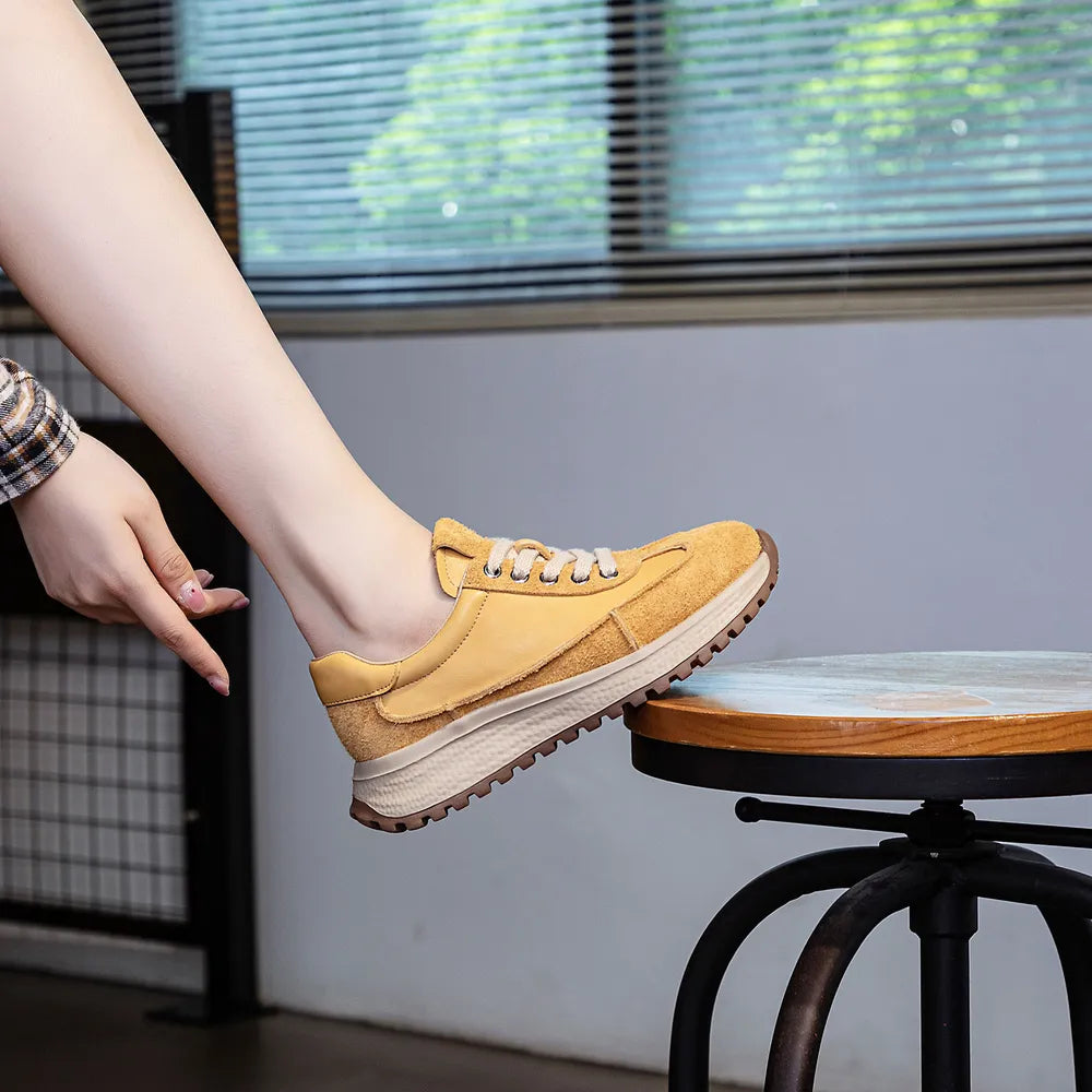 Spring new thick soled small waist casual sports shoes for women versatile women's shoes - LaTezza Online Shop