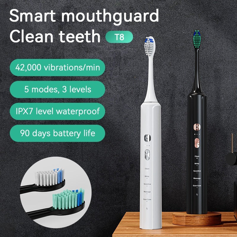 Portable Electric Toothbrush With A Compact Body Long Lasting Battery Life - LaTezza Online Shop