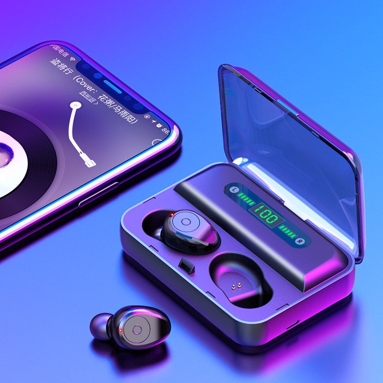 Multifunction Bluetooth Headset Binaural Movement Power Bank Phone Support - LaTezza Online Shop