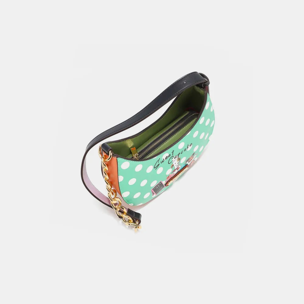 Nicole Lee USA Vegan Leather Polka Dot Shoulder Bag - LaTezza Online Shop
