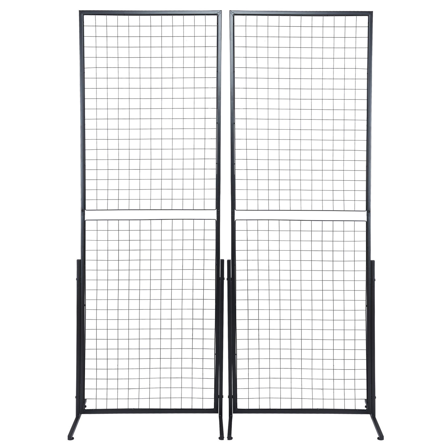 VEVOR Grid Wall Panels Tower 2 Packs Wire Gridwall Display Racks Double Side Gridwall Panels For Art Craft Shows - LaTezza Online Shop