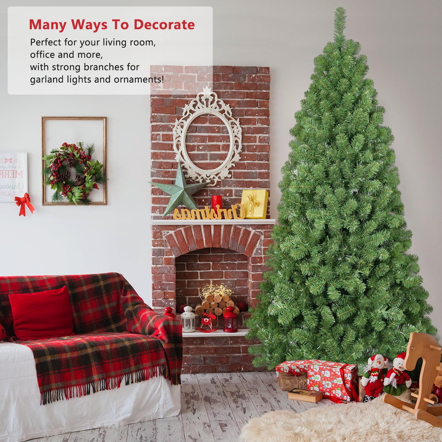5FT PVC Green Memory Wire Christmas tree - LaTezza Online Shop