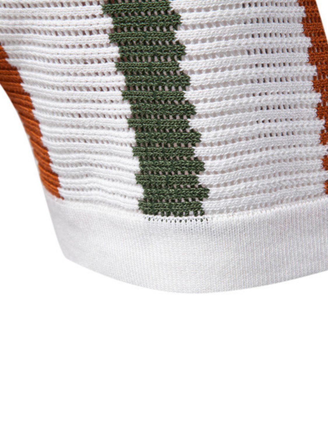 Men's Collared Neck Striped Knit Polo - LaTezza Online Shop