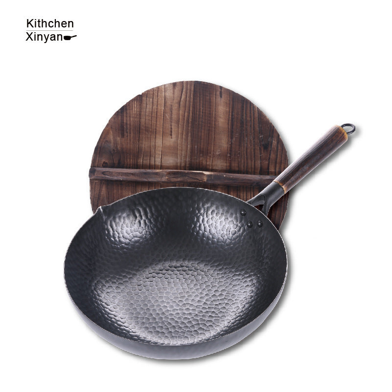 Iron Pan Traditional Iron Wok Handmade - LaTezza Online Shop
