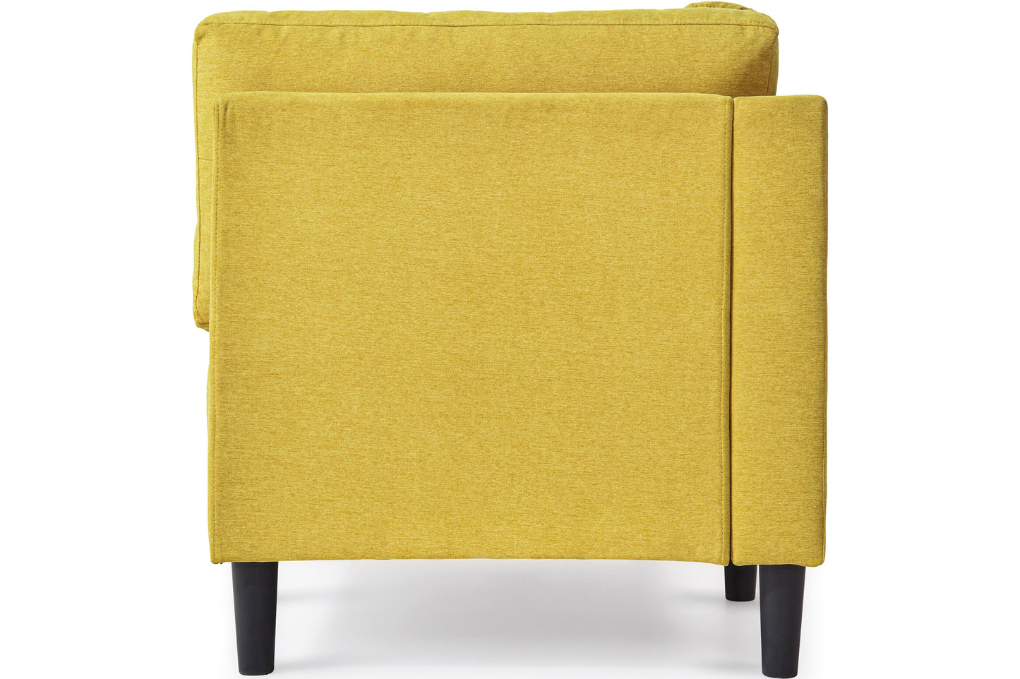 65" Mid-Century Modern Fabric Corner Lounge Chair Upholstered Indoor Chaise Lounge for Bedroom - LaTezza Online Shop