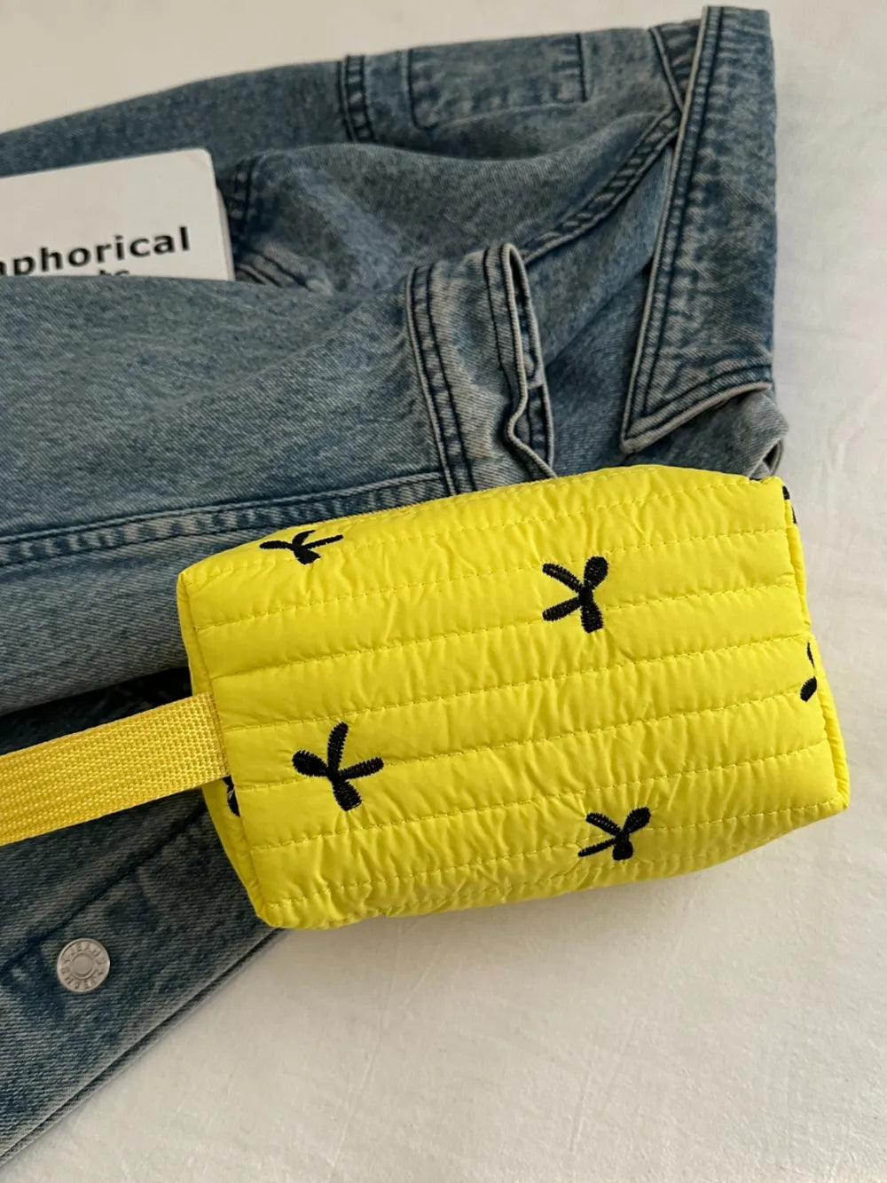 Texture Contrast Bow Wristlet - LaTezza Online Shop