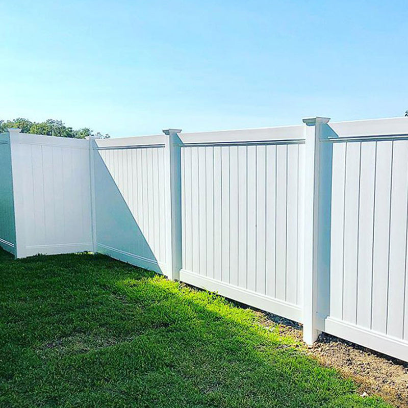 Privacy Fence Panels 6ft.H x 6ft.W WHITE Vinyl Full set of 2 Pcs - LaTezza Online Shop