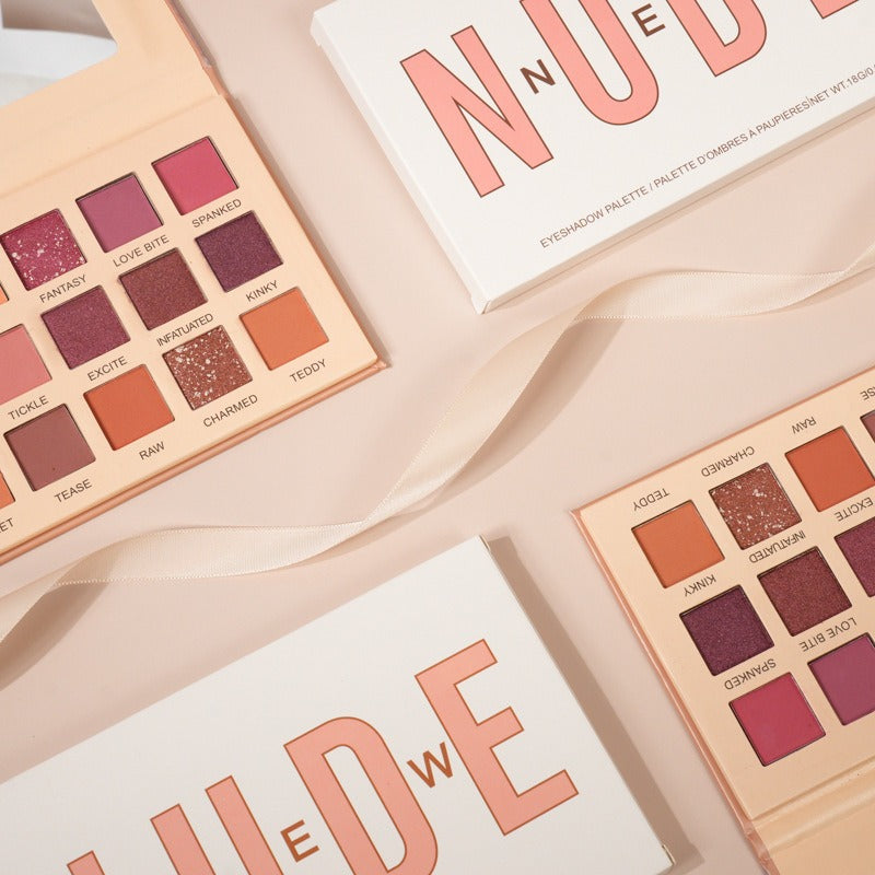 18-color Desert Rose Matte Pearlescent Eyeshadow Palette Earth Color Multi-purpose Color Eyeshadow Palette - LaTezza Online Shop