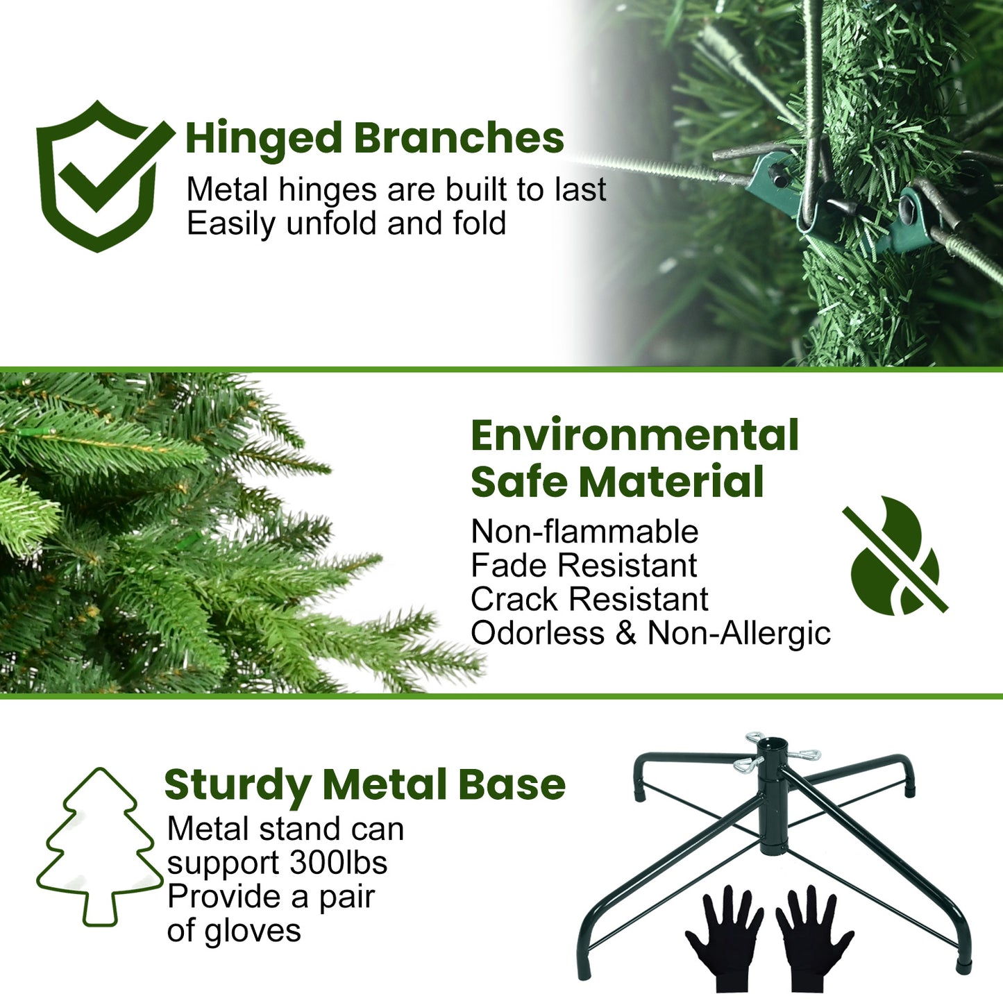 6FT PE&PVC Prelit Christmas Tree - LaTezza Online Shop