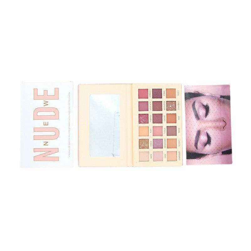 18-color Desert Rose Matte Pearlescent Eyeshadow Palette Earth Color Multi-purpose Color Eyeshadow Palette - LaTezza Online Shop