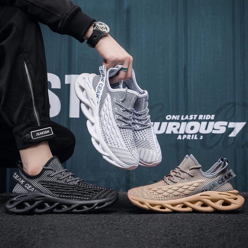 Flyknit mesh shoes for men lightweight and casual trendy shoes - LaTezza Online Shop