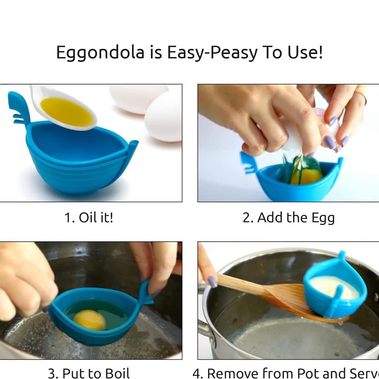 Water wave egg boat water boiled egg maker mold silicone DIY ship boiled egg maker DIY cake frying mold - LaTezza Online Shop
