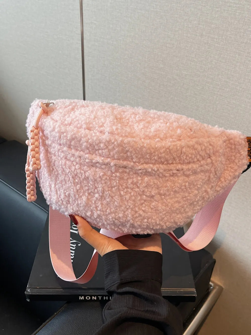 Sherpa Crossbody Bag with Adjustable Strap - LaTezza Online Shop