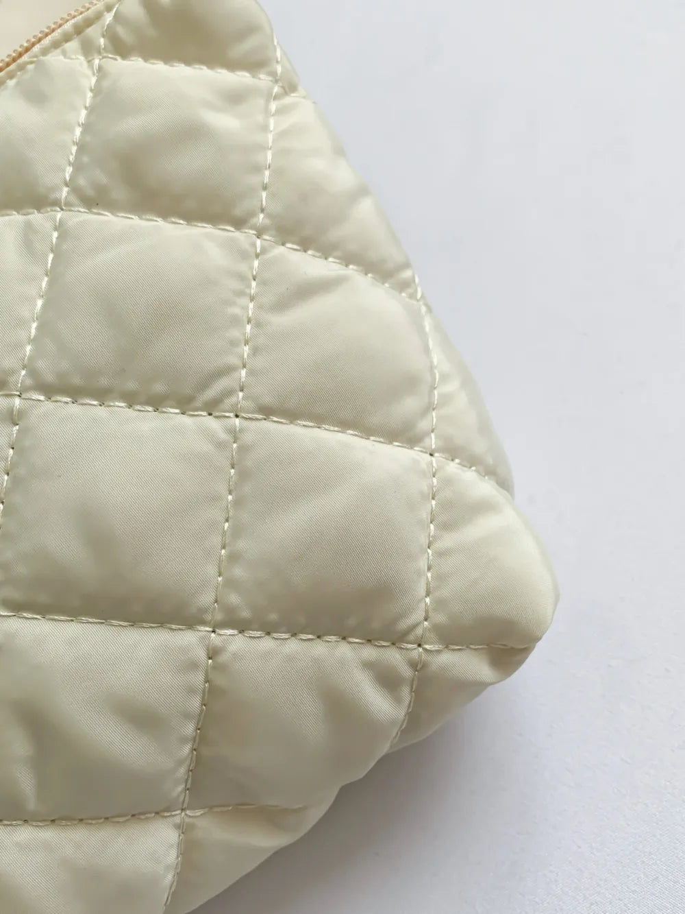 Solid Quilted Clutch with Zipper - LaTezza Online Shop