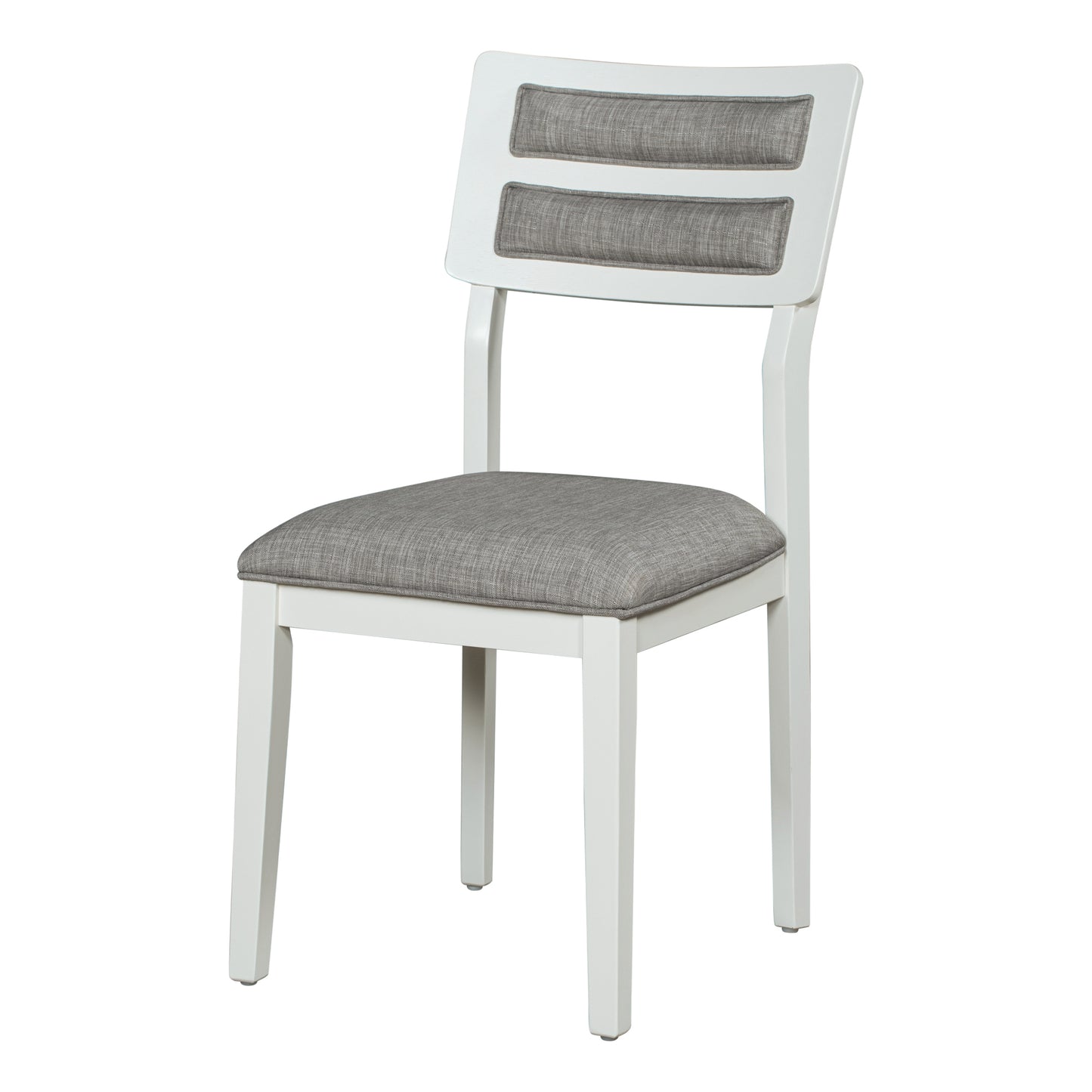 TREXM Classic and Traditional Style 6 - Piece Dining Set, Includes Dining Table 4 Upholstered Chairs & Bench (White+Gray) - LaTezza Online Shop