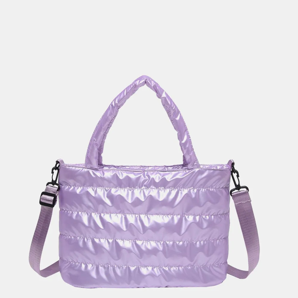 Handbag Crossbody Bag PU Leather Detachable Strap Puffy Bag - LaTezza Online Shop