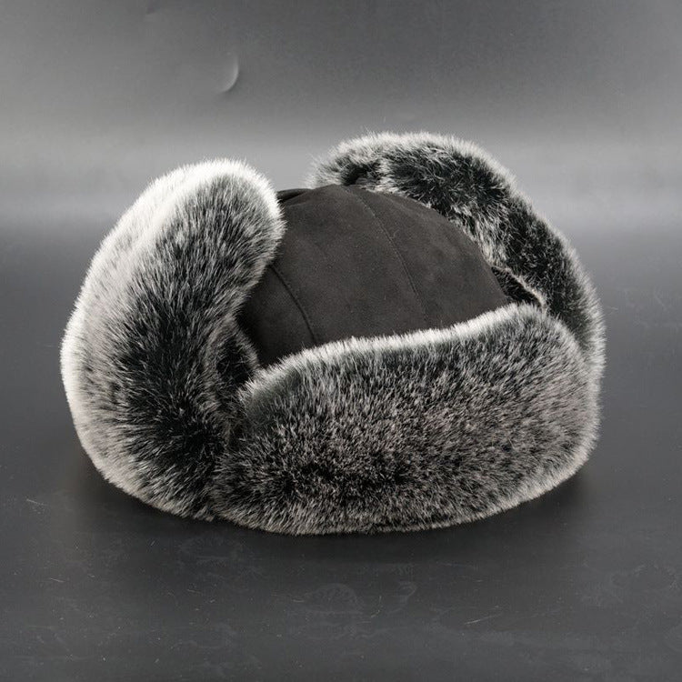 New Lei Feng hat men's oversized ear protection and cold proof hat winter Northeast cotton hat skiing hat retro trend - LaTezza Online Shop
