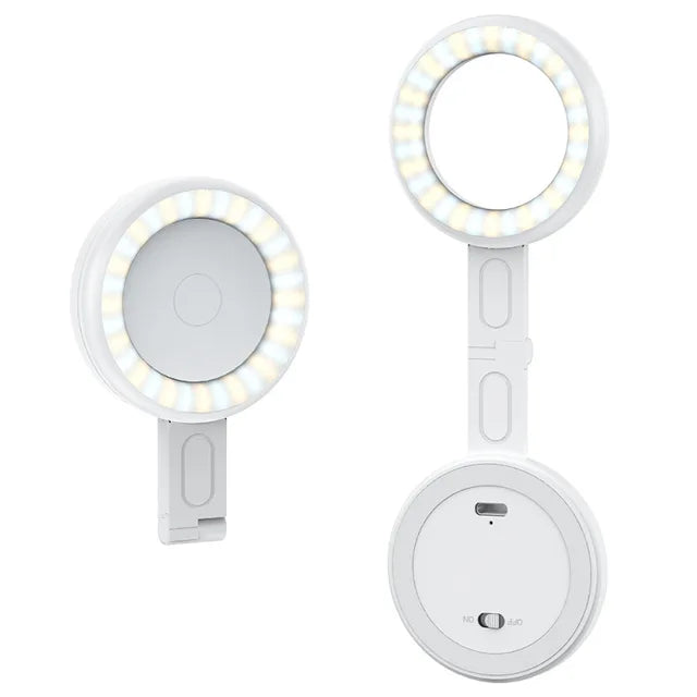 Magnetic LED Fill Light for Phone Selfie Light LED Video Light 2500K-9000K Dimmable Built-in Battery Replacement for iPhone Vlog - LaTezza Online Shop