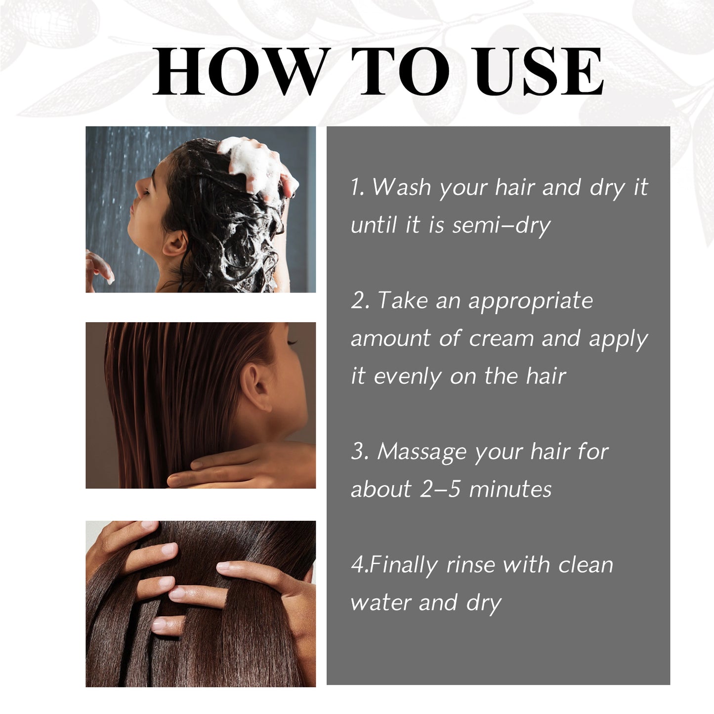 West&Month Keratin Repair Hair Mask, Moisturize And Repair Hair Ends Split Improve Dry And Frizz Hair Care Mask - LaTezza Online Shop