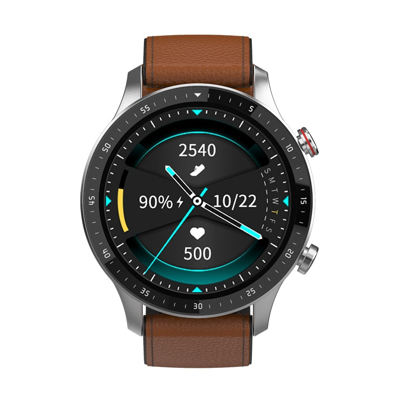 FG08 1.3 Inch Smart Watch Full Touch Round Screen Display Bluetooth Call Waterproof TWS Music Smartwatch for Android IOS - LaTezza Online Shop