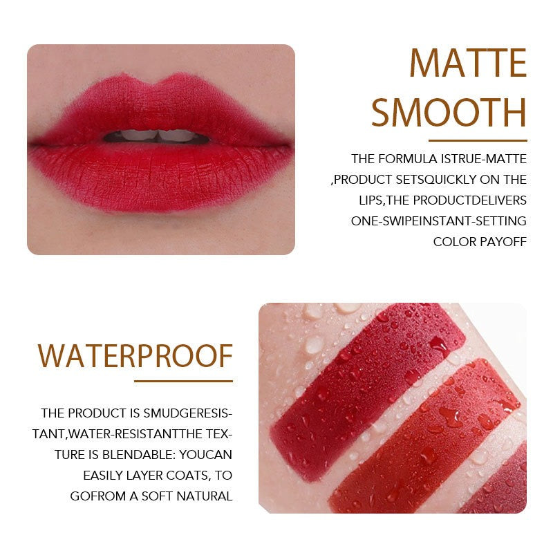 O'CHAIN Pearlescent two-color eyeshadow Matte lipstick does not fade and does not stick to the cup powdery delicate eyeshadow palette - LaTezza Online Shop
