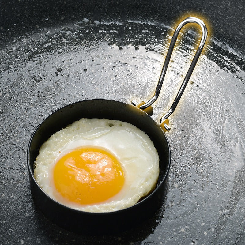 Creative thickened stainless steel non stick coating circular egg fryer hamburger patty mold - LaTezza Online Shop