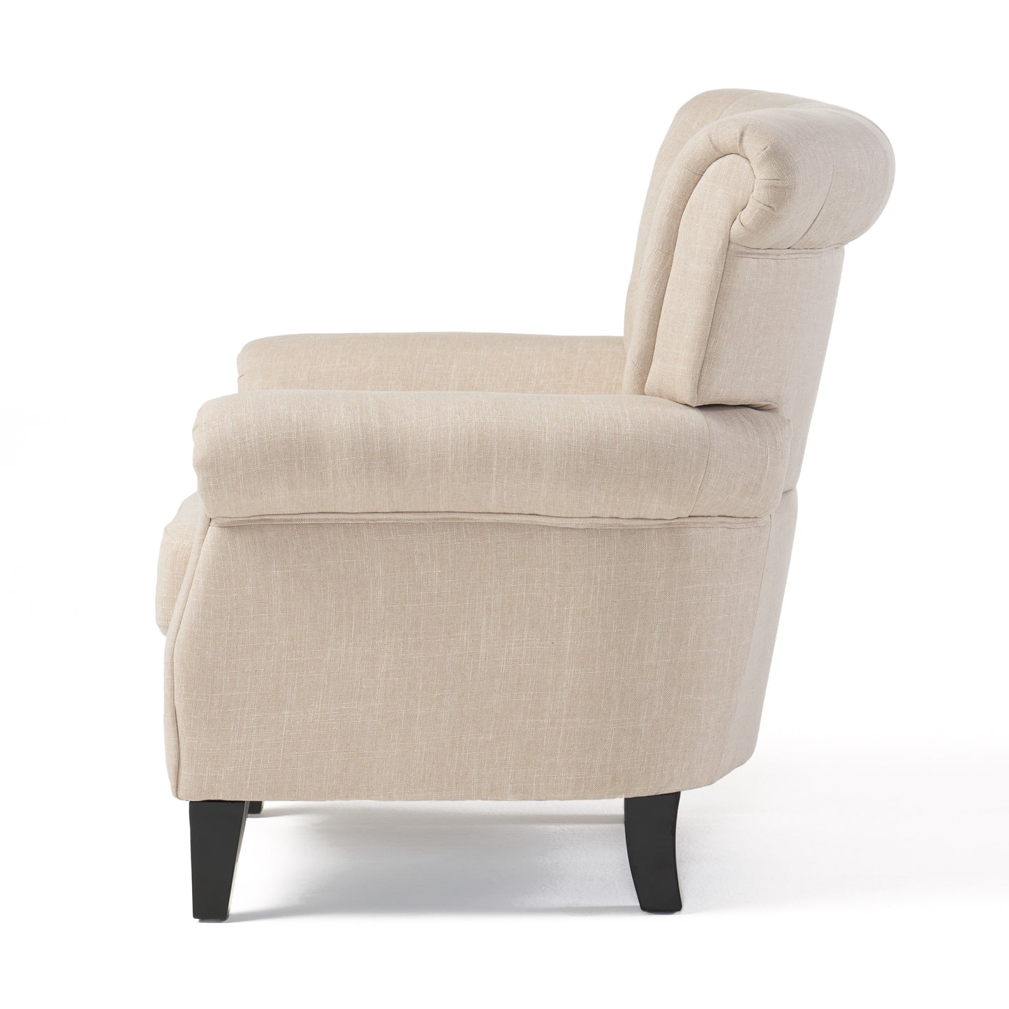 Springfield Tufted Armchair for Living Room, Light Beige - LaTezza Online Shop