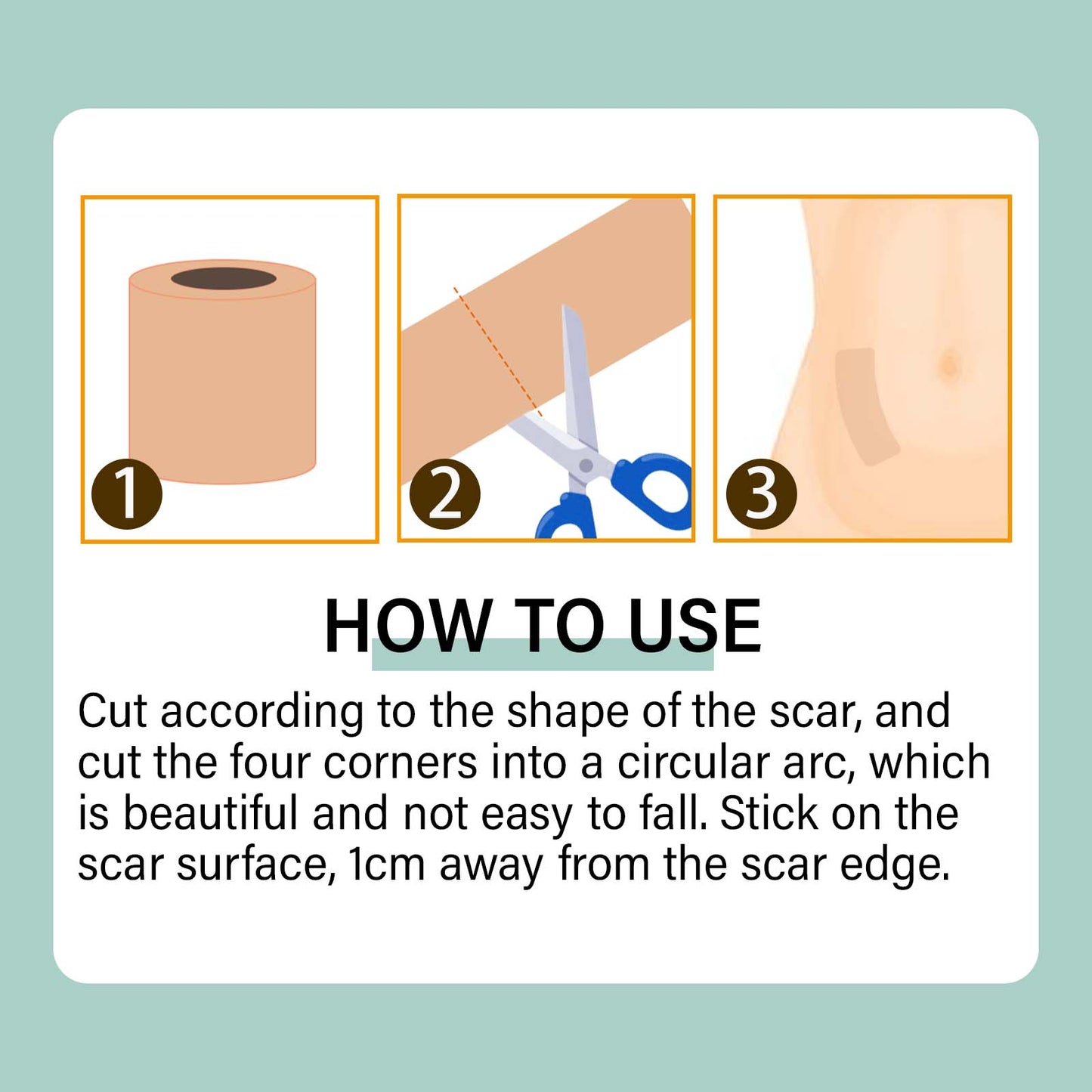 South moon Birthmark Skin Tone Concealer, Cover Body Scars Tattoo Spots Waterproof Color Masking Tape - LaTezza Online Shop