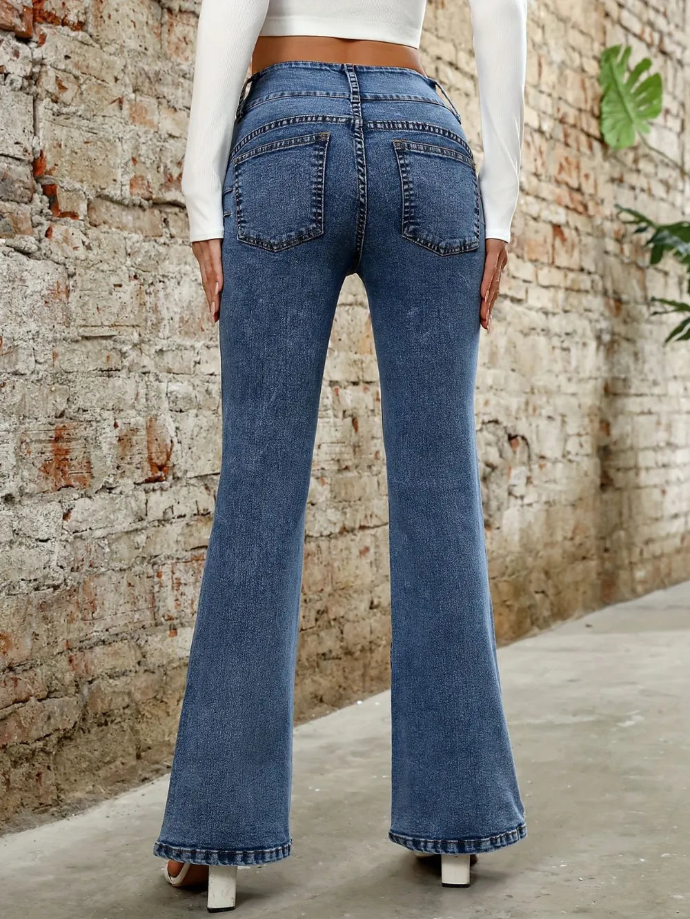 Jeans Bootcut Casual Versatile Shot Micro Lanka Jeans - LaTezza Online Shop