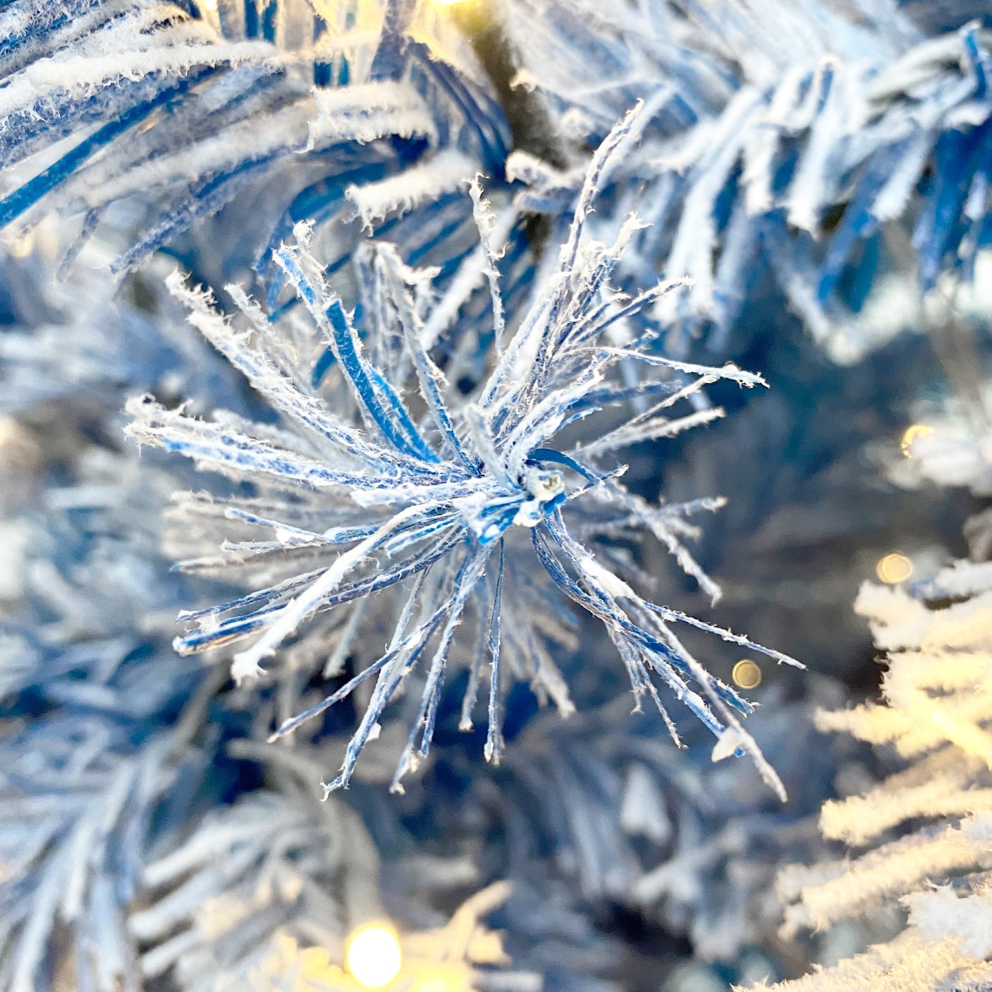 6FT pre ignited hinge chain artificial fir Christmas tree with snowflake - LaTezza Online Shop