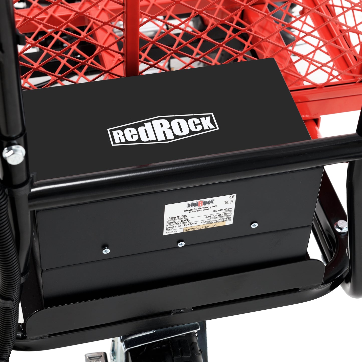 Wheelbarrow Utility Cart Electric Powered Cart 48V28Ah 500W Capacity 500lbs (230kg) Material Hauler 1000lbs Towing - LaTezza Online Shop