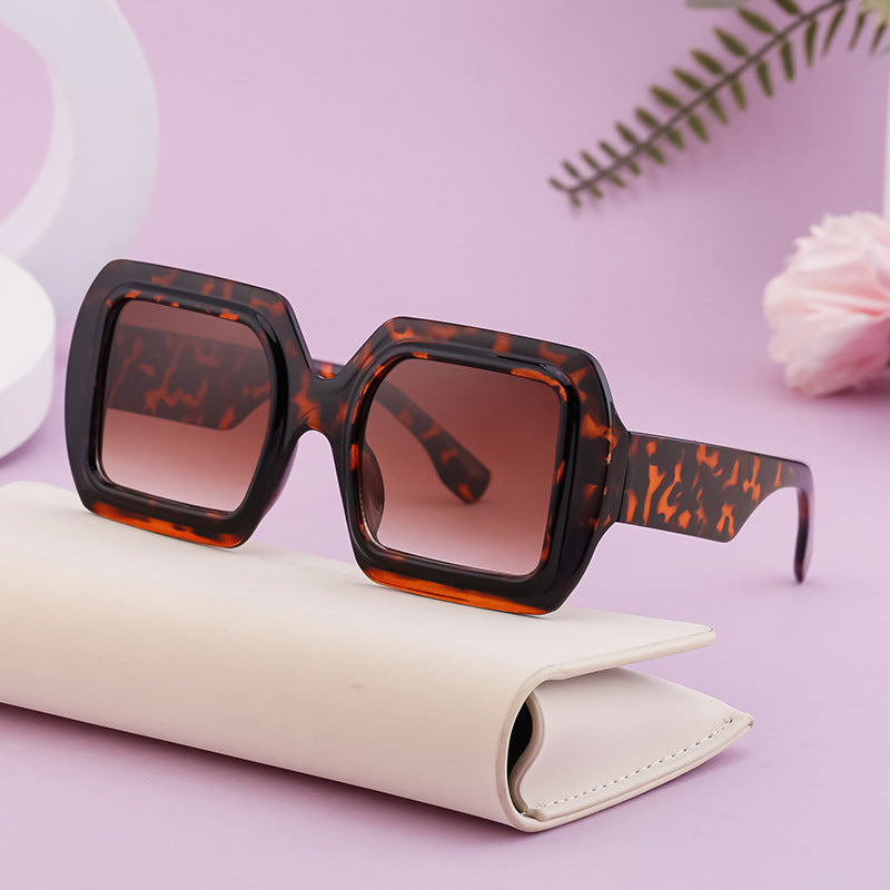 Women's Square Large Frame Sunglasses
