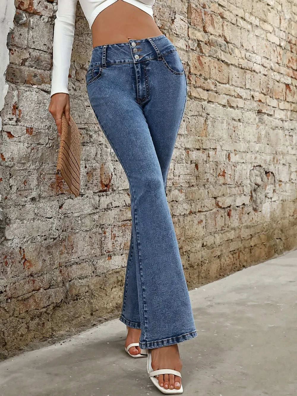 Jeans Bootcut Casual Versatile Shot Micro Lanka Jeans - LaTezza Online Shop