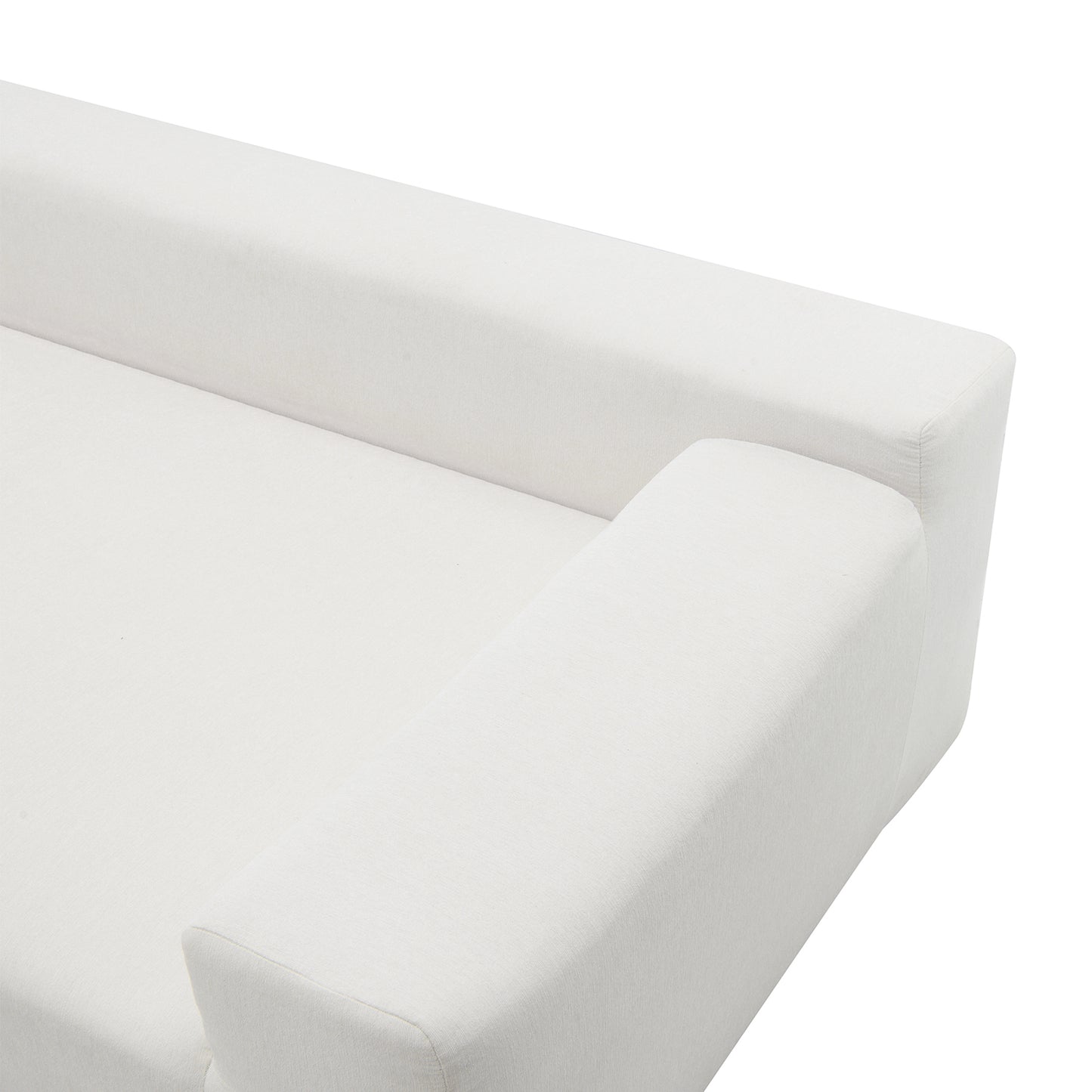 109*68" Modular Sectional Living Room Sofa Set Modern Minimalist Style Couch White - LaTezza Online Shop