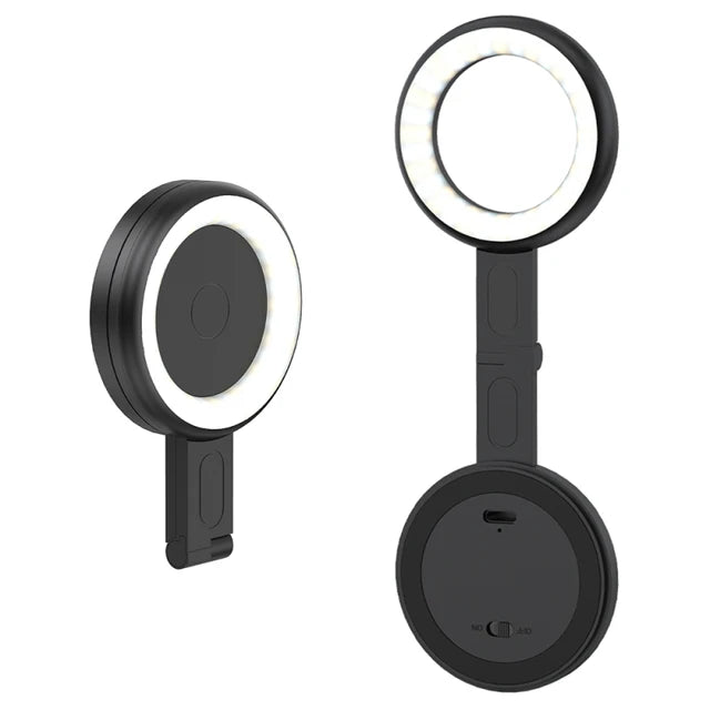Magnetic LED Fill Light for Phone Selfie Light LED Video Light 2500K-9000K Dimmable Built-in Battery Replacement for iPhone Vlog - LaTezza Online Shop