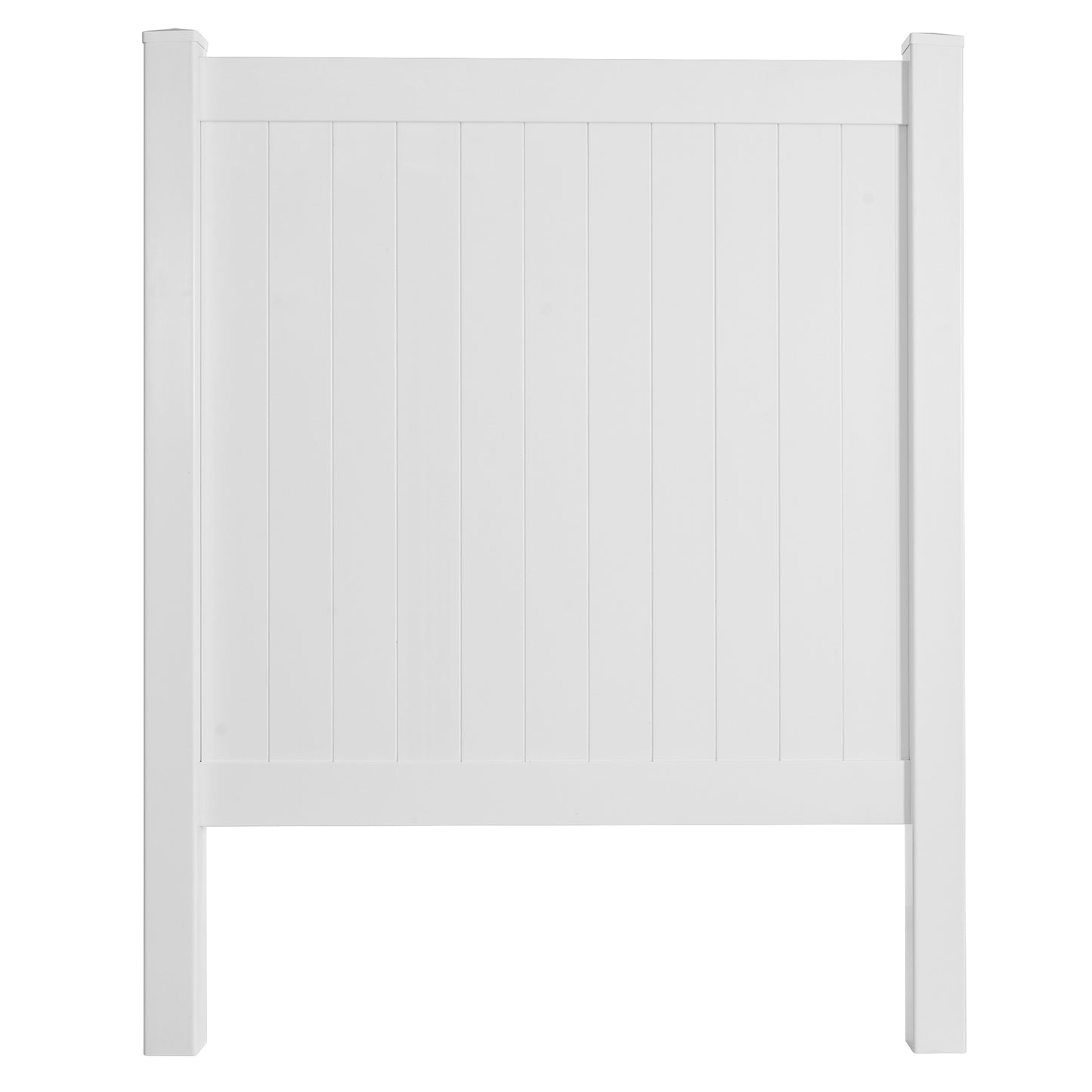 Privacy Fence Panels 6ft.H x 6ft.W WHITE Vinyl Full set of 2 Pcs - LaTezza Online Shop