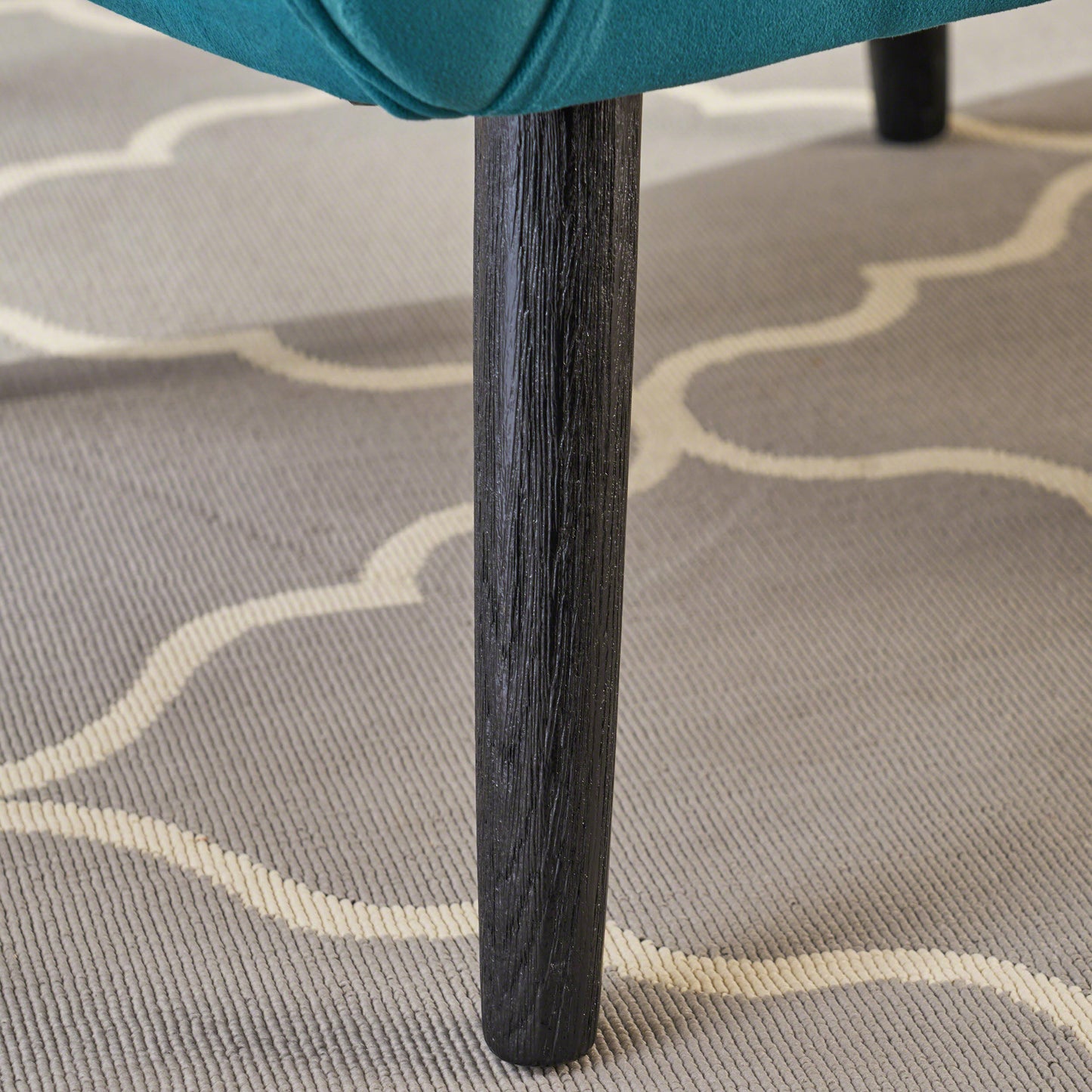ARM CHAIR Accent Chair Teal Tufted Velvet Wing Back Chair - LaTezza Online Shop